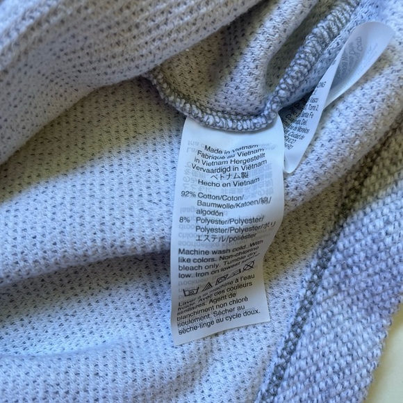 J. Crew Factory Light Gray Tweed Cowl Neck Sweater Xsmall Women’s - Picture 10 of 11